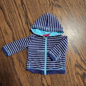 Zip up baby hoodie